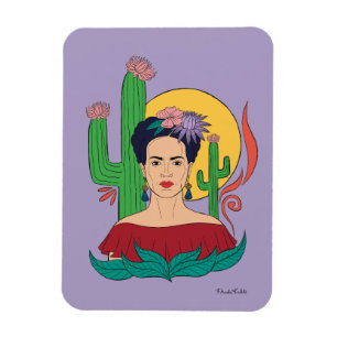 Ímã Frida Kahlo Desert Graphic