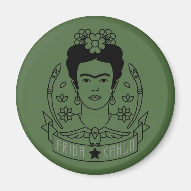 Imã Frida Kahlo | Heroína (Frente)