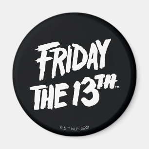 Imã Friday the 13th   Stacked Painted Logo