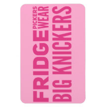 FRIDGE Pickers veste o slogan dos grandes knickers