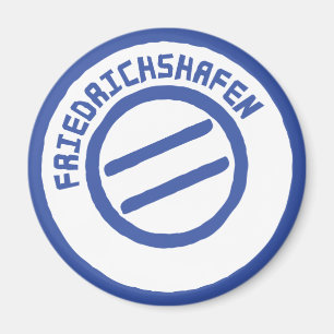 Imã Friedrichshafen posto stempel carimbo