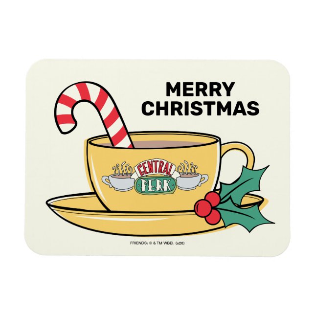 Ímã FRIENDS™ | Caneca de Natal do Central Perk (Horizontal)
