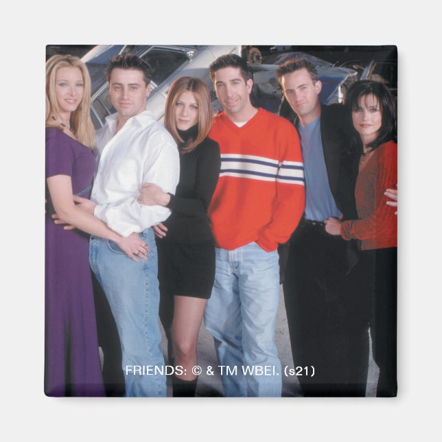 Imã FRIENDS™ | Casais com Roupas Casuais (Frente)
