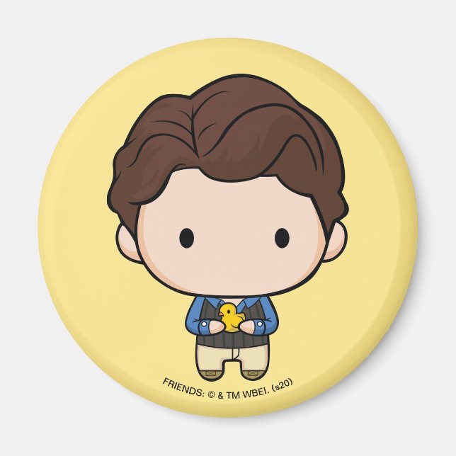 Imã FRIENDS™ | Chandler Chibi (Frente)
