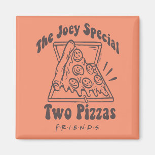 Imã FRIENDS™   Citação de Pizza do Joey