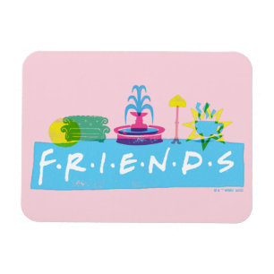 Ímã FRIENDS™   Logotipo com Ícones
