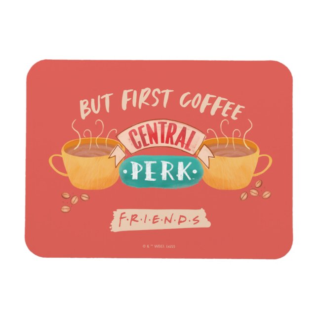 Ímã FRIENDS™ | Mas Primeiro Café - Central Perk (Horizontal)