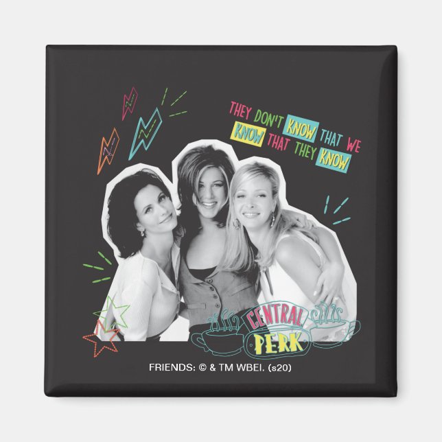 Imã FRIENDS™ | Monica, Rachel & Phoebe (Frente)