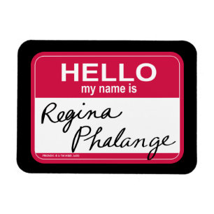 Ímã FRIENDS™   Olá, meu nome é Regina Phalange