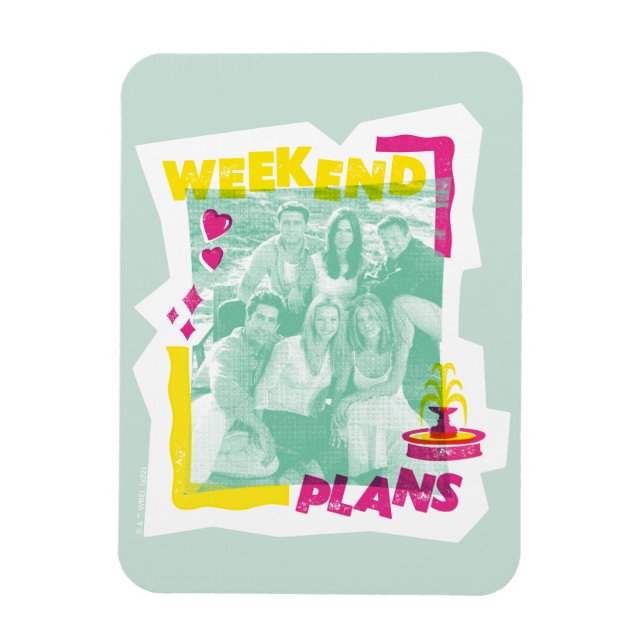 Ímã FRIENDS™ | Planos de Fim de Semana (Vertical)