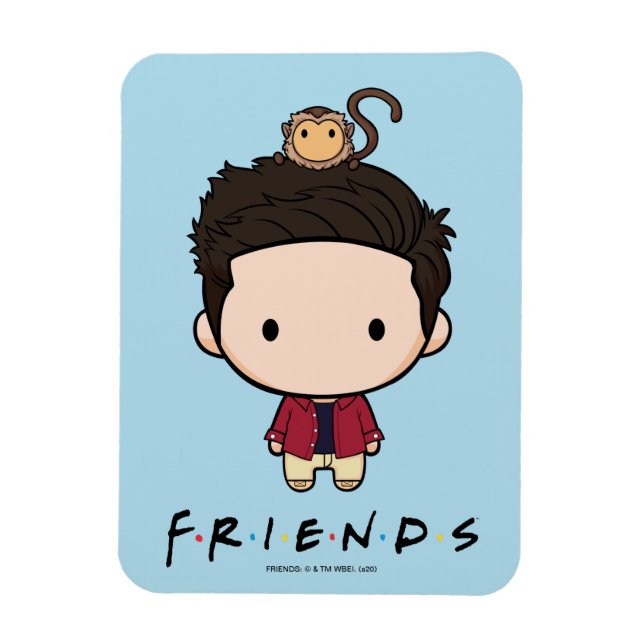 Ímã FRIENDS™ | Ross Chibi (Vertical)