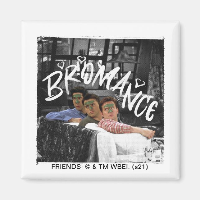 Imã FRIENDS™ | Ross, Joey e Chandler Bromance (Frente)