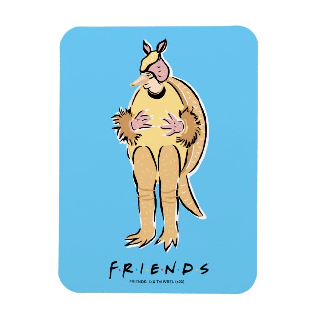 Ímã FRIENDS™ | Tatu-Bola de Natal (Vertical)