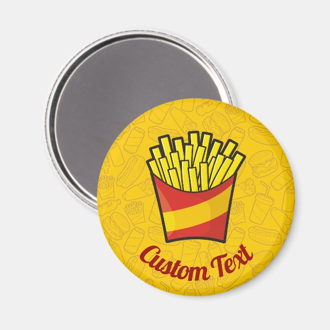 Imã Fries Magnet (Front/Back)