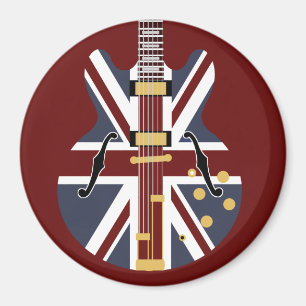 Imã Frigideiro de violão de Pop de Mod Brit