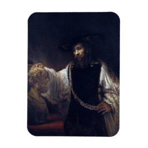 Ímã Frigorífico Aristóteles com um Rembrandt Homer d