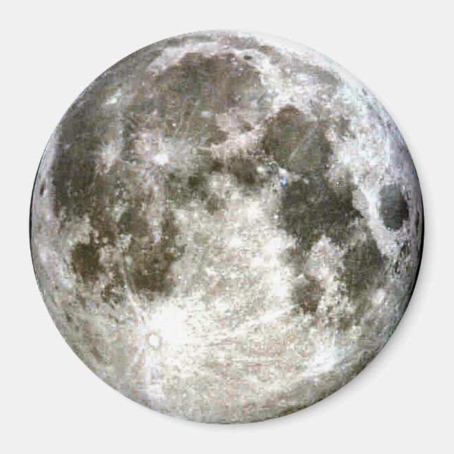 Imã Frigorífico de lua cheia (Frente)