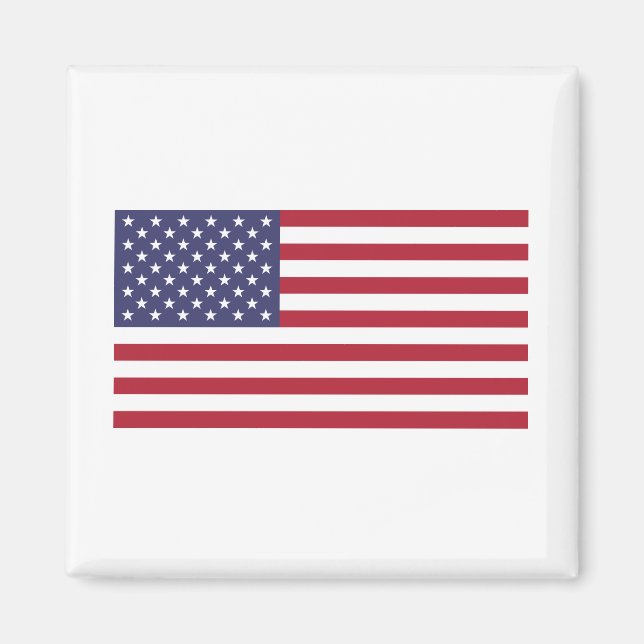 Imã Frigorífico Magnet com bandeira americana (Frente)