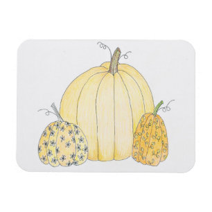 Ímã Frigorífico Magnet Pumpkin Trio