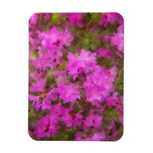Ímã Frigorífico Magnet - Rhododendrons roxos