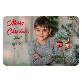 Ímã Frigorífico Personalizar Fotografia no Natal 4x6