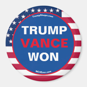 Imã Frigorífico TRUMP VANCE WON