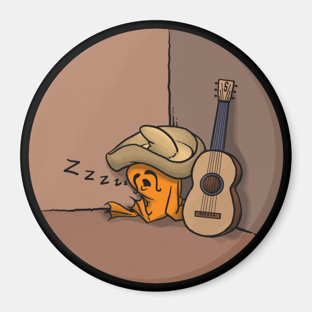 Imã Frijole Frog Siesta Magnet (Frente)