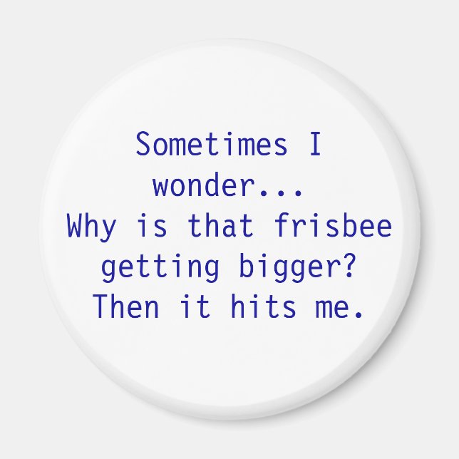 Imã Frisbee (Frente)
