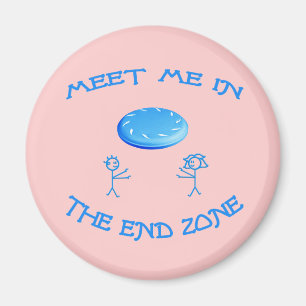 Imã Frisbee do end zone