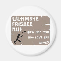 Frisbee Nut Magnet