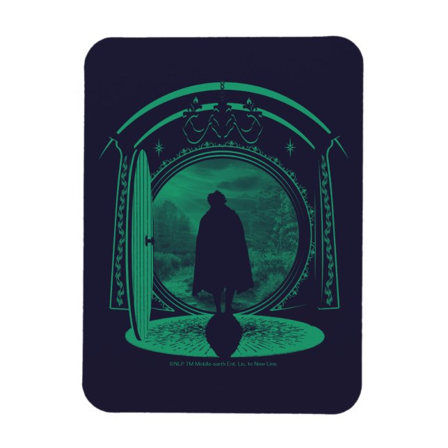 Ímã FRODO™ Deixando a Silhueta de THE SHIRE™ (Vertical)
