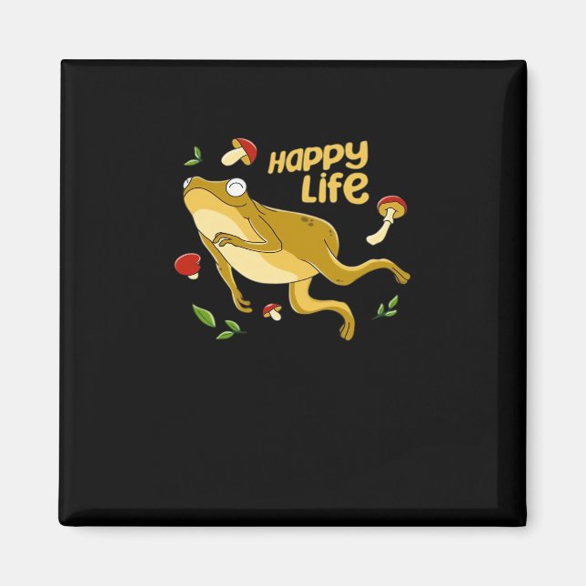 Imã Frog Happy Essential Minimal Design (Frente)