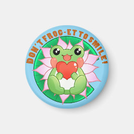 Imã Frog Love – Cute Motivational Art