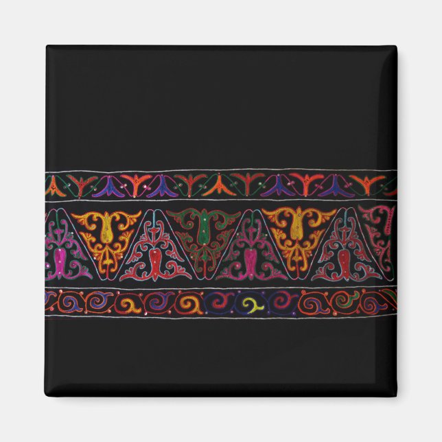 Imã Fronteira de Bordados Xinjiang (Frente)