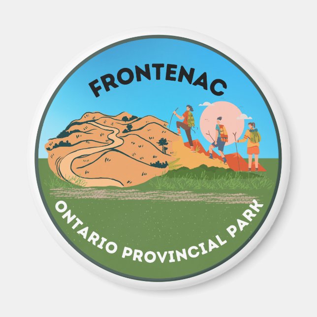 Imã Frontenac Ontario Provincial Park Magnet (Frente)