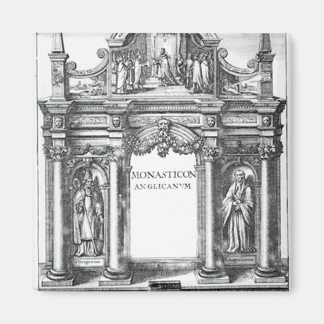 Imã Frontispício ao "Monasticon Anglicanum" (Frente)