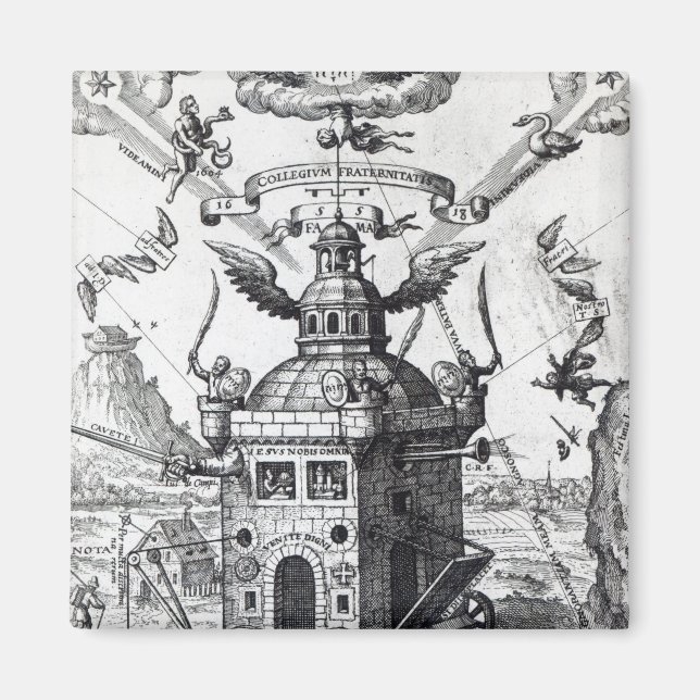 Imã Frontispício "Collegium Fama Fraternitatis" (Frente)