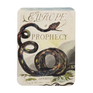 Ímã Frontispício de "Europa. Uma profecia", 1794