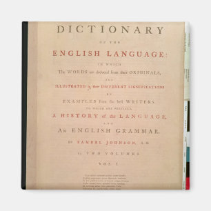 Imã Frontispício do volume mim do inglês