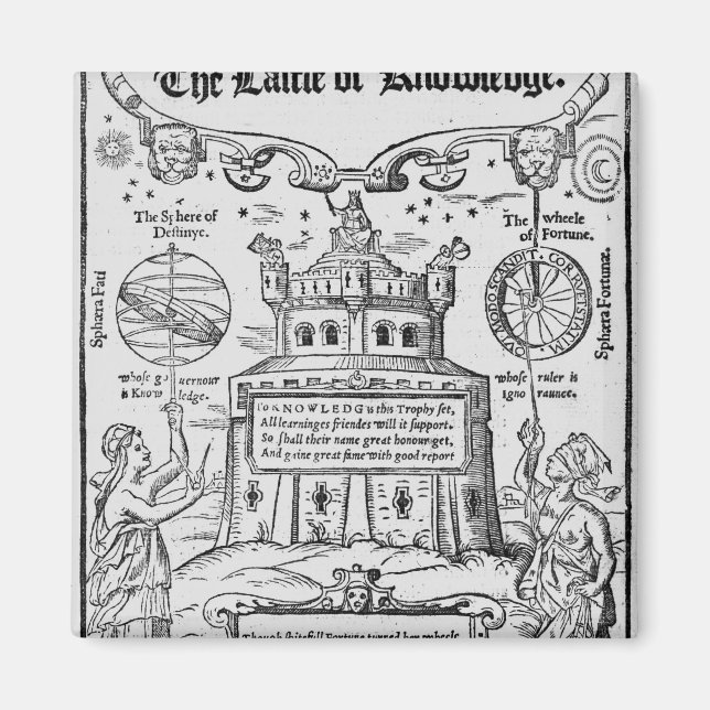 Imã Frontispício para "O Castelo do Conhecimento" (Frente)