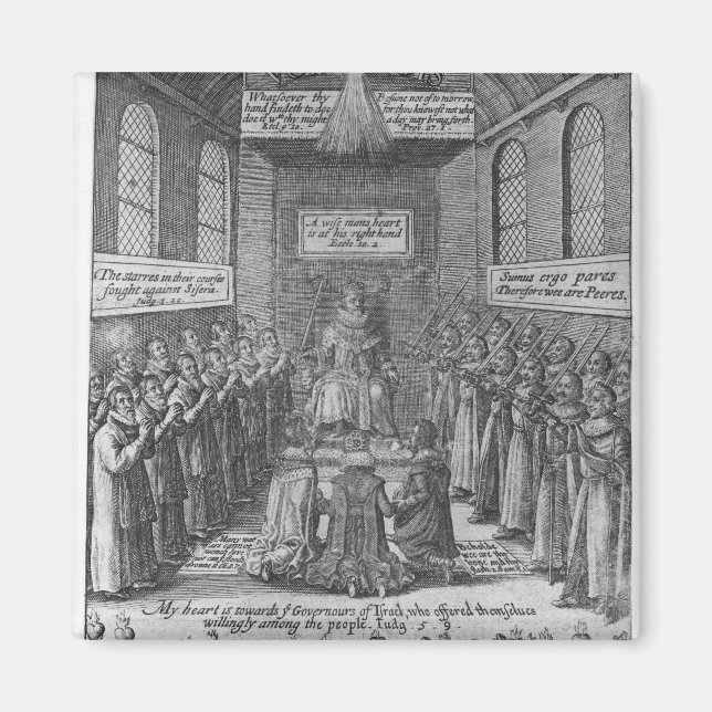 Imã Frontispício para "Vox Regis" por Thomas Scott (Frente)