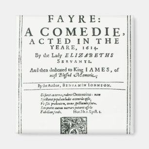 Imã Frontispiece 'a Bartholomew Fair