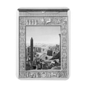 Ímã Frontispiece ao volume 1 da descrição do ` do po