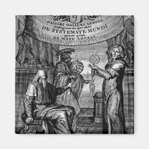 Imã Frontispiece 'de Dialogus De Systemate Mundi'