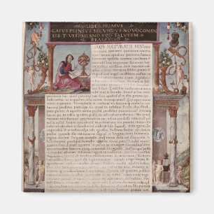 Imã Frontispiece para registrar I que mostra uma