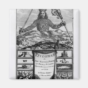 Imã Frontispiece por Thomas Hobbes de Malmesbury