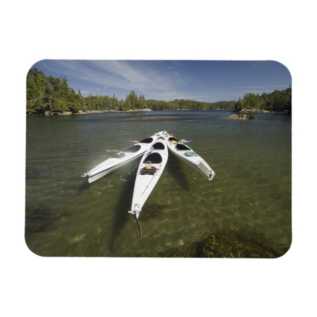Ímã Frota de Kayak em Repouso Durante o Final da Tarde (Horizontal)