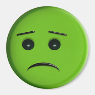 Imã Frowny enfrenta o verde