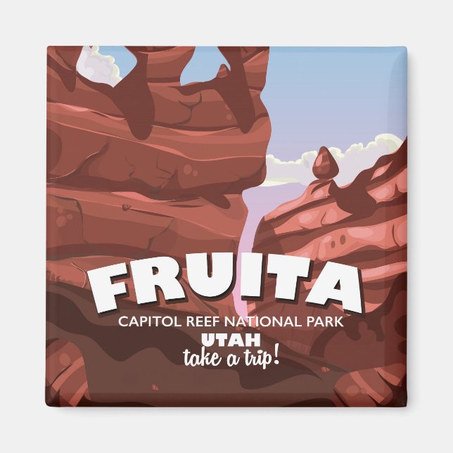Imã Fruita Capitol Reef Parque Nacional Utah (Frente)