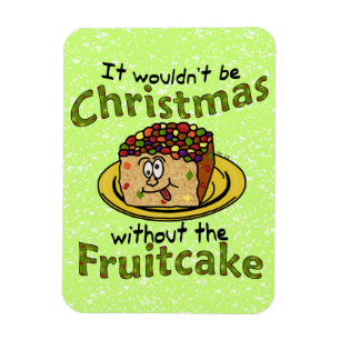 Ímã Fruitcake engraçado dos desenhos animados do Nata